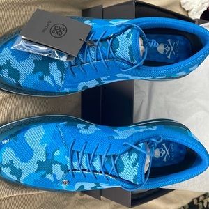 Brand new GFore Mens Blue Camo golf shoes NWT